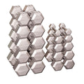 Body Solid 5 to 50 lb Gray Hex Dumbbell Set (Pairs) - GymBasis Store