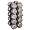 Body Solid 80 to 100 lb Gray Hex Dumbbell Set (Pairs) - GymBasis Store