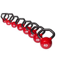 Body Solid 5-40 lb Vinyl Kettleball Set KBLS180 - GymBasis Store