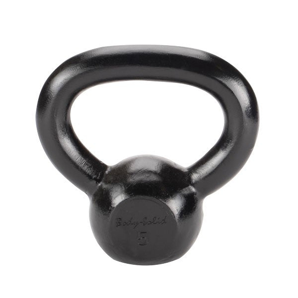 Body Solid 5 lb Cast Iron Kettlebell - GymBasis Store
