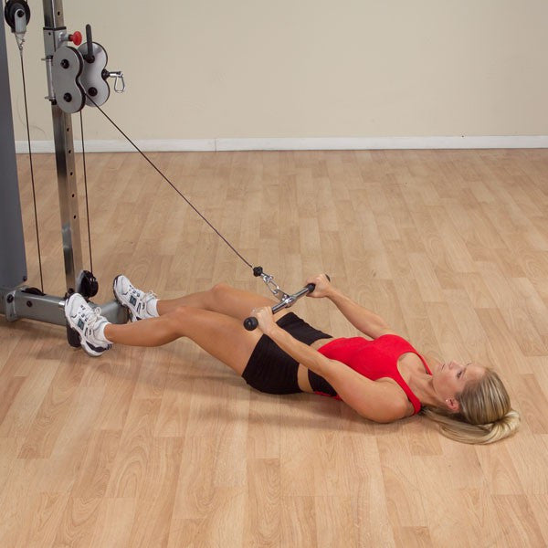 Body Solid Pro Grip Revolving Straight Bar Cable Attachment - GymBasis Store