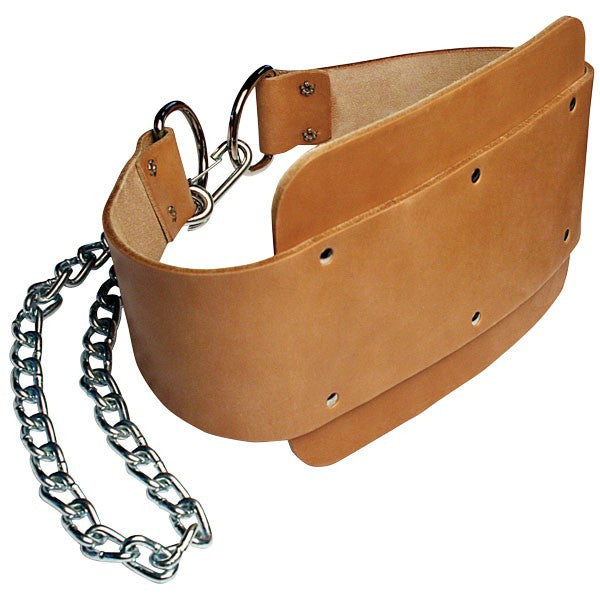 Body Solid Leather Dip Belt with Chain MA330 - GymBasis Store