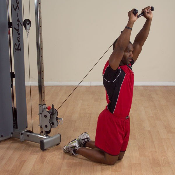 Body Solid Pro Grip Balanced-V-Bar Cable Attachment MB507RG - GymBasis Store