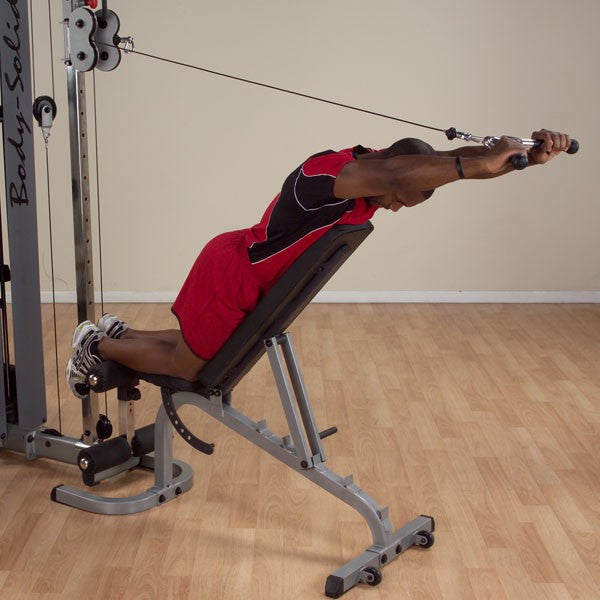 Body Solid Pro Grip Balanced-V-Bar Cable Attachment MB507RG - GymBasis Store