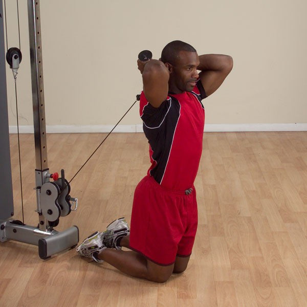 Body Solid Pro Grip Tricep Pressdown V-Bar Cable Attachment MB504RG - GymBasis Store