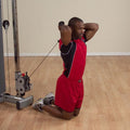 Body Solid Pro Grip Tricep Pressdown V-Bar Cable Attachment MB504RG - GymBasis Store