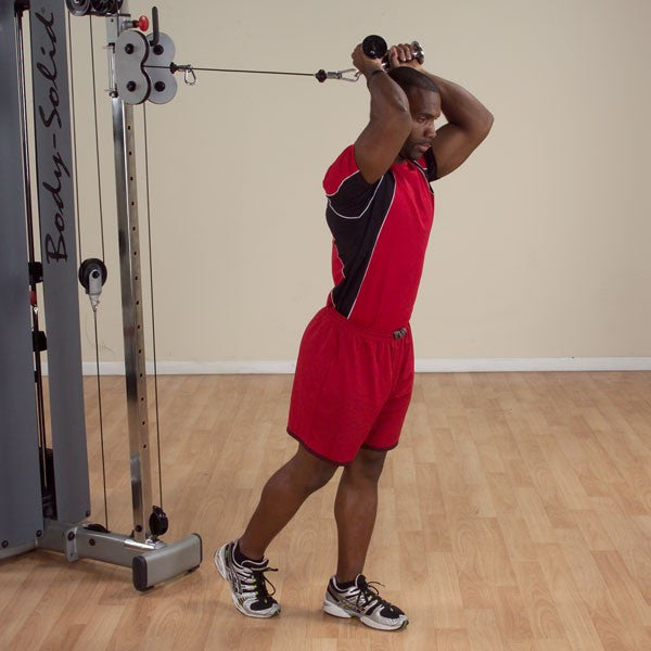 Body Solid Pro Grip Tricep Pressdown V-Bar Cable Attachment MB504RG - GymBasis Store