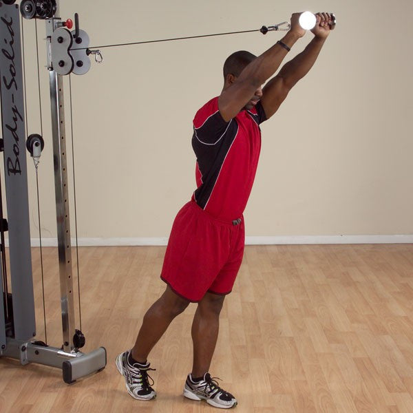 Body Solid Pro Grip Tricep Pressdown V-Bar Cable Attachment MB504RG - GymBasis Store