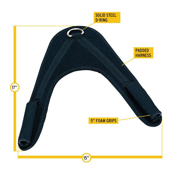 Body Solid Ab Crunch Harness Cable Attachment ACH18 - GymBasis Store