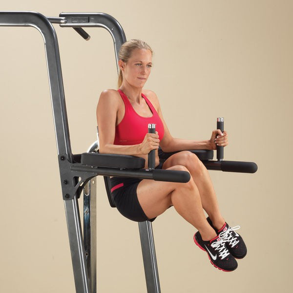 Body Solid Fusion Vertical Knee Raise, Dip and Pull Up Station FCD - GymBasis Store