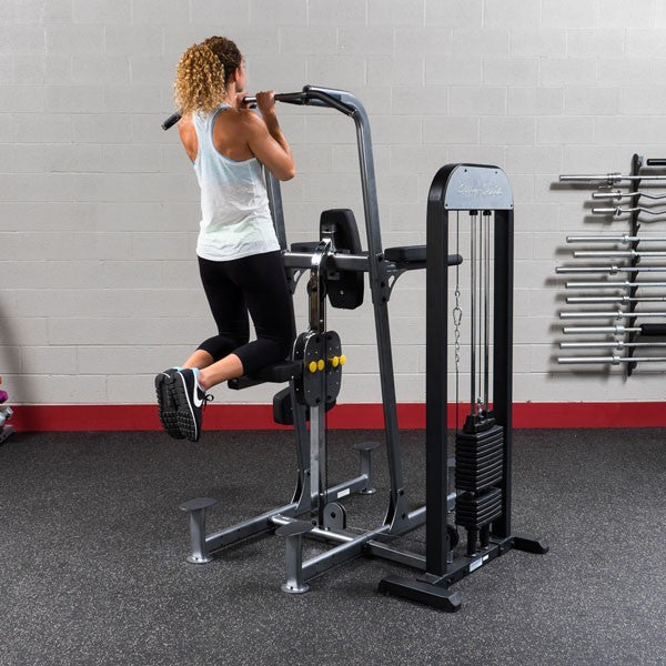 Body Solid Pro-Select Weight Assisted Chin / Dip Machine FCD-STK - GymBasis Store