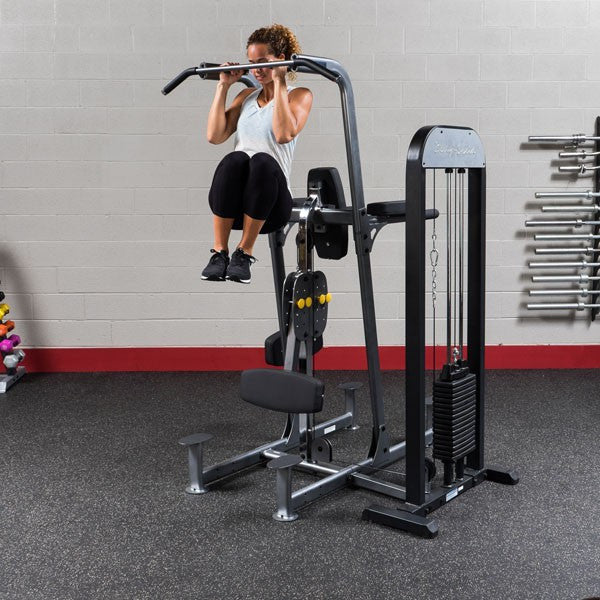 Body Solid Pro-Select Weight Assisted Chin / Dip Machine FCD-STK - GymBasis Store