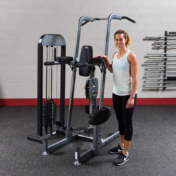 Body Solid Pro-Select Weight Assisted Chin / Dip Machine FCD-STK - GymBasis Store