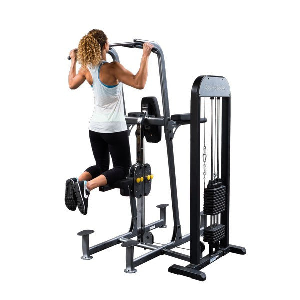 Body Solid Pro-Select Weight Assisted Chin / Dip Machine FCD-STK - GymBasis Store