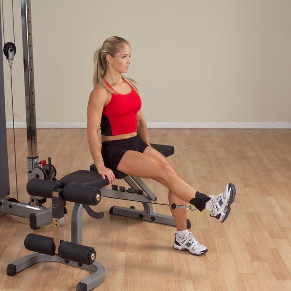 Body Solid Leather Ankle Strap Cable Attachment - GymBasis Store