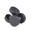 Body Solid 55-75 lb Round Rubber Coated Pro-Style Dumbbell Set - GymBasis Store