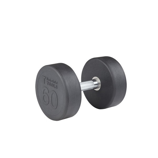 Body Solid 55-75 lb Round Rubber Coated Pro-Style Dumbbell Set - GymBasis Store