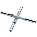 Body Solid Standard 1' Dumbbell Handles - PAIR - GymBasis Store