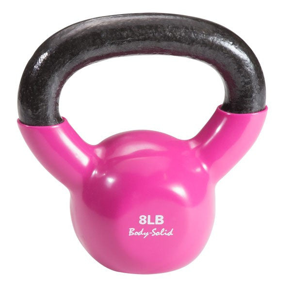Body Solid 70 lb Vinyl Dipped Kettlebell Set - GymBasis Store
