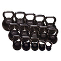Body Solid 5-75 lb Premium Rubber Coated Kettlebell Set - GymBasis Store