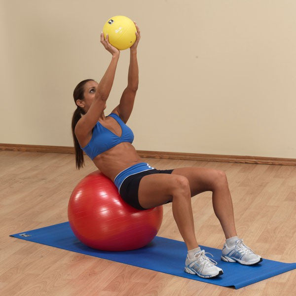 Body Solid 65 cm Anti-Burst Exercise Stability Ball - GymBasis Store