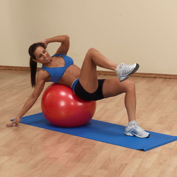 Body Solid 65 cm Anti-Burst Exercise Stability Ball - GymBasis Store