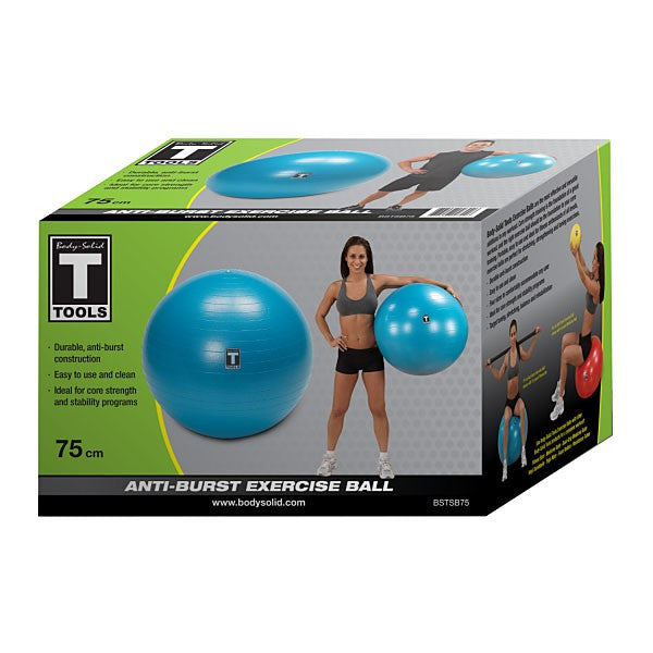 Body Solid 75 cm Anti-Burst Exercise Stability Ball - GymBasis Store