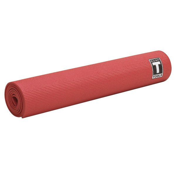 Red Yoga Mat - 5 mm thick - GymBasis Store