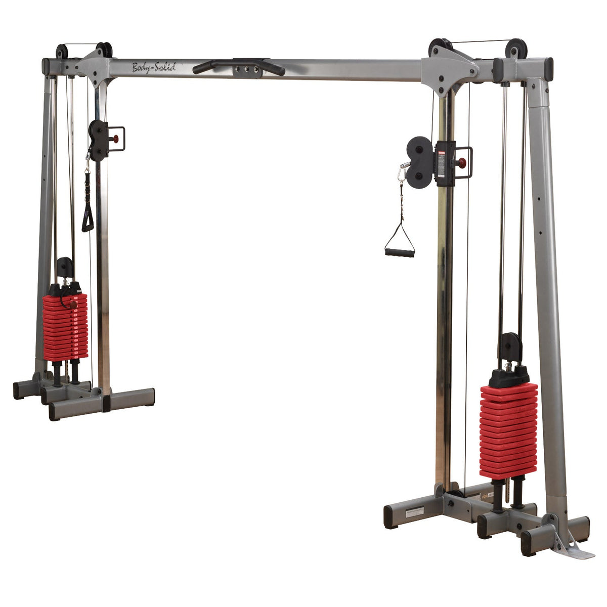 Body-Solid GDCC250 Deluxe Functional Trainer Crossover 160lb - 210lb RED Stacks - GymBasis Store