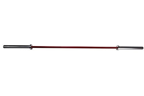 Body-Solid 7' Olympic Weight Lifting Bar 20KG - USA-Made 25th Anniversary RED Edition - 1200 lb Capacity - GymBasis Store