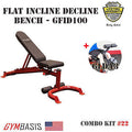Body Solid GFID100 FID Bench  + Leg Developer GLDA3 - GymBasis Store