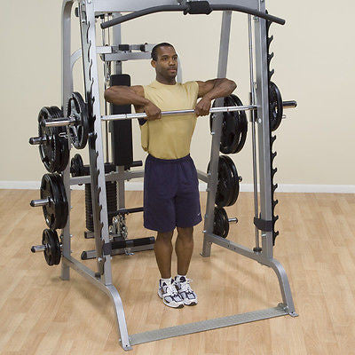 Body-Solid Series 7 Linear Bearing Half Cage Smith Machine GS348Q - GymBasis Store