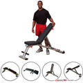 Body-Solid GFID225 Adjustable Folding  Flat/Incline/Decline Multi Bench - GymBasis Store