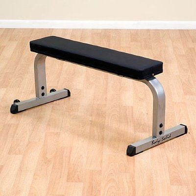 Body-Solid GFB350 Commercial Rated Flat Dumbbell Weight Lifting Bench - GymBasis Store
