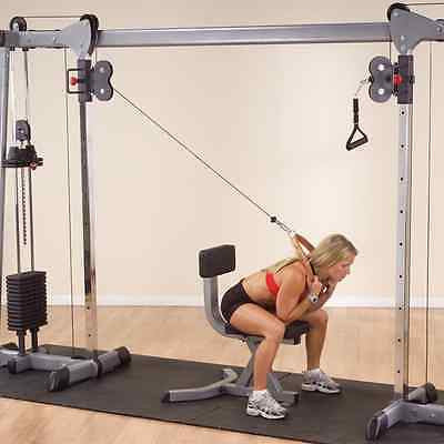 Body-Solid GLPH1100 Leg Press & Hack Squat + GDCC250 Deluxe Cable Crossover - GymBasis Store
