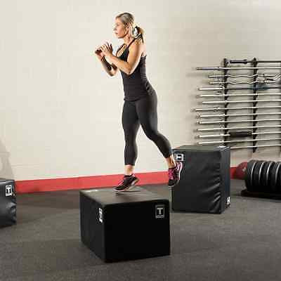Body-Solid BSTSPBOX Soft -Sided 3-Way Plyo Box - 20", 24", 30" - GymBasis Store