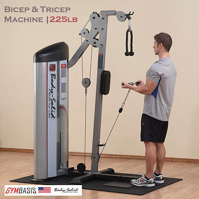 Body-Solid S2BTP/2 Pro ClubLine Series 2 Bicep & Tricep - 225 lb. stack - GymBasis Store