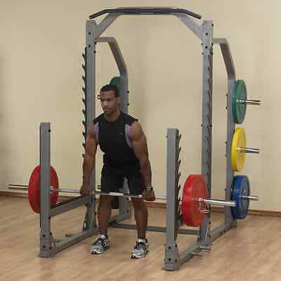 Body-Solid Pro Club Line SMR1000 Multi Press Squat Rack *Rack Only* - GymBasis Store