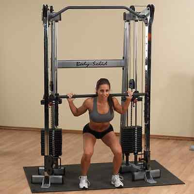 Body-Solid GDCC210 Compact Functional Trainer Machine with stacks (160 lb | 210 lb | 300 lb) - GymBasis Store