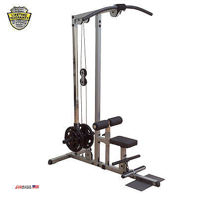 Body-Solid GLM83 Plate Loaded Lat Machine incl. Low Row plate - GymBasis Store