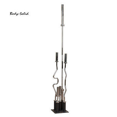 Body Solid GOBH5 Olympic Barbell Holder 2" Weight Bar Storage Rack (GOBH-5) - GymBasis Store