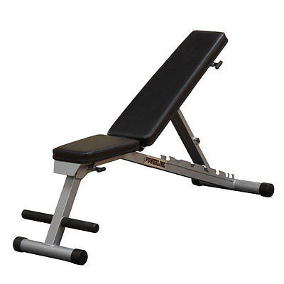 Body Solid Flat Incline Decline Folding Weight Bench PFID125X - GymBasis Store