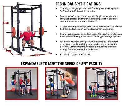Body-Solid SPR1000 Double Rack with Rear Extension & Monkey Bar - GymBasis Store