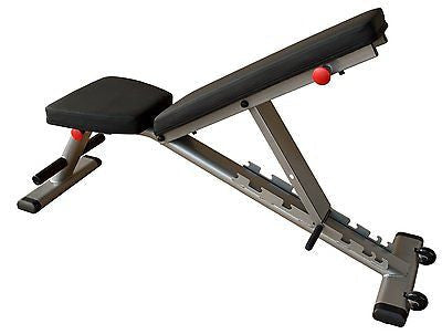 Body-Solid GFID225 Adjustable Folding  Flat/Incline/Decline Multi Bench - GymBasis Store