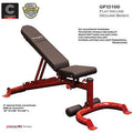Body Solid GFID100 Adjustable Flat Incline Decline FID Weight Bench - GymBasis Store