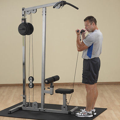 Body-Solid GLM83 Plate Loaded Lat Machine incl. Low Row plate - GymBasis Store
