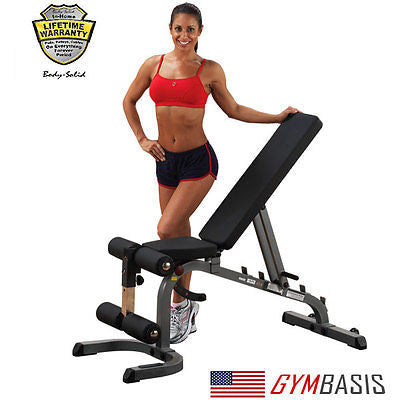 Body Solid GFID31 FLAT INCLINE DECLINE WEIGHT BENCH - GymBasis Store