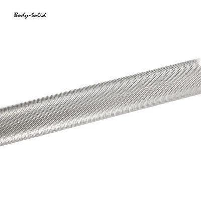 Olympic 7' Barbell weight chrome Bar 2", 44lbs - Body Solid OB86 (600 lbs. cap.) - GymBasis Store