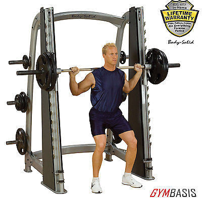 Body Solid Pro Club Line Counter-Balanced Smith Machine SCB1000 - GymBasis Store