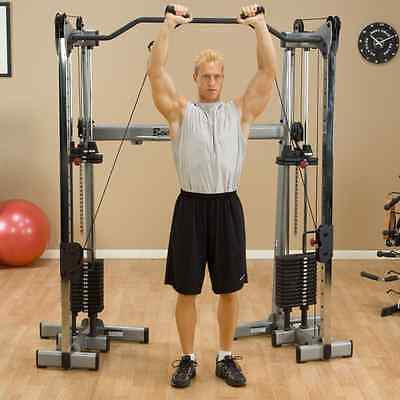 Body-Solid GDCC200 Functional Trainer Crossover w/premium 160 - 210lb RED Stacks - GymBasis Store